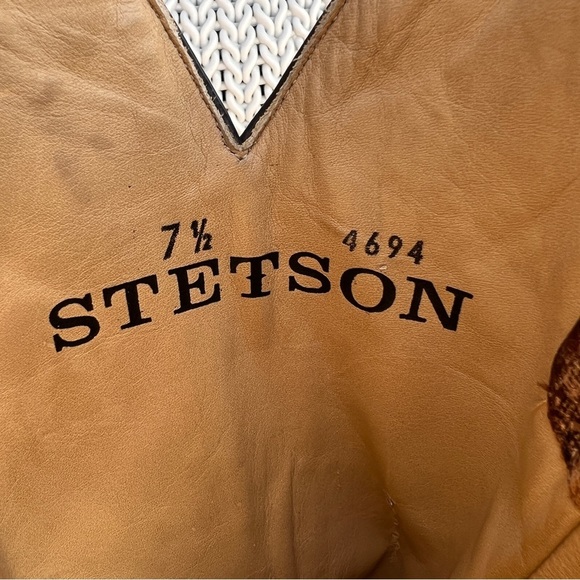 Stetson Distressed Leather Western Cowboy Boots - Picture 12 of 16